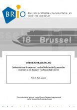 capaciteit onderwijs brussel onderzoek